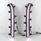 Pair of professional gloss black LED daytime running light strips for BYD cars