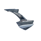 Glossy black carbon fiber rear spoiler for BYD, featuring a sleek aerodynamic design.