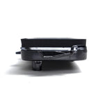 Sleek black premium textured car accessory with a polished chrome trim edge.