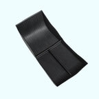 Professional black textured synthetic leather car center console organizer tray