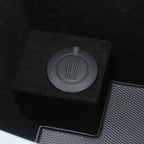 Black textured waterproof car trunk organizer with a durable matte finish protective cover.