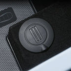 Black textured rubber plug cover for BYD vehicle interior protection.