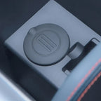Matte black textured protective cover for BYD vehicle interior components.