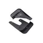 Durable matte black plastic protective fender liners for BYD vehicle body protection.