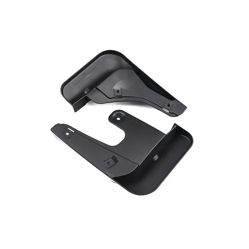 Durable matte black plastic protective fender liners for BYD vehicle body protection.