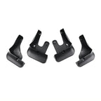 Set of four durable black ABS plastic protective covers for BYD vehicle components.