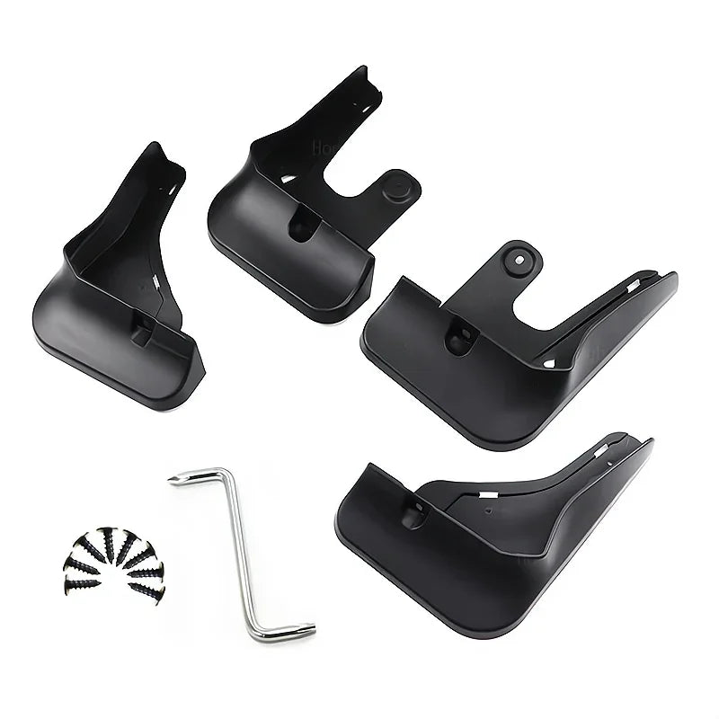 Set of 4 matte black durable plastic interior trim covers and installation tools for BYD.