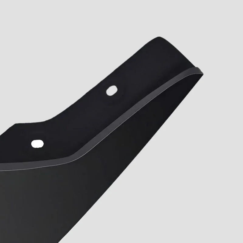 Durable matte black heavy-duty protective trim component for vehicle body protection.