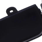 Durable black matte finish protective cover with integrated mounting hole.