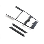 Carbon fiber interior trim set in grey for BYD car center console and dashboard
