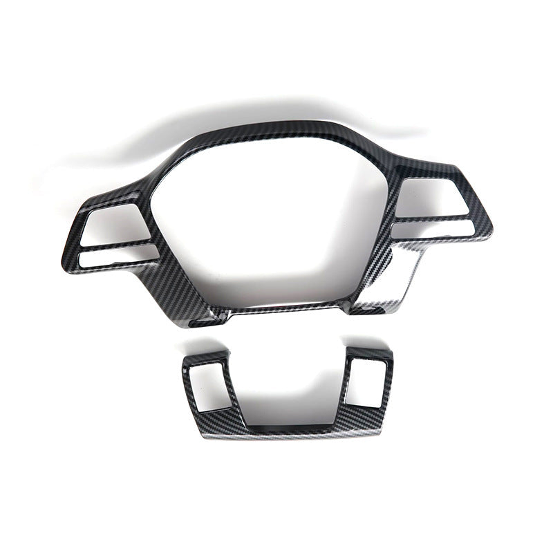 Professional black carbon fiber texture interior trim panels for BYD vehicle
