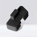 Black silicone OBD port dust cover protector for car diagnostic socket maintenance.