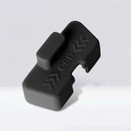 Black silicone OBD port dust cover protector for car diagnostic socket maintenance.