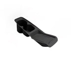 Matte black center console organizer tray made of durable plastic for BYD cars