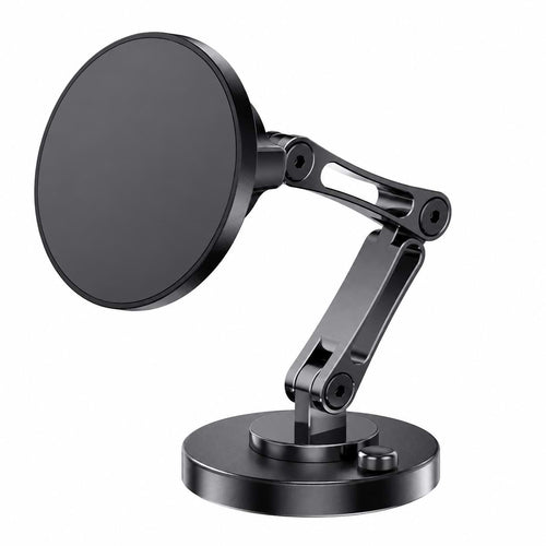 15W magnetic wireless car charger holder shown in multiple product views inside a BYD vehicle with adjustable dashboard mount and MagSafe-compatible charging