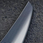 Carbon fiber textured black automotive trim piece