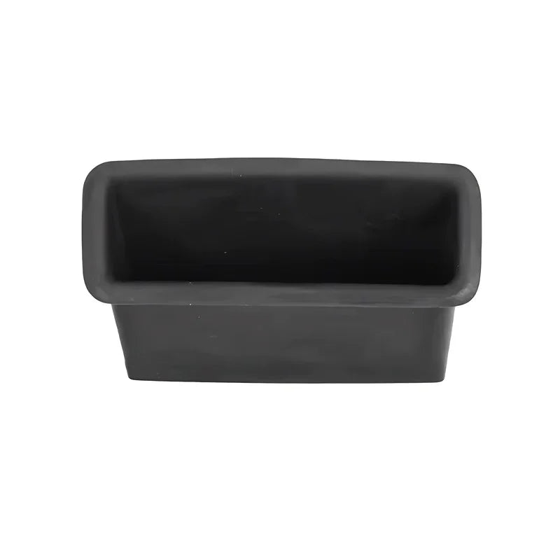 Durable matte black TPE car trunk organizer tray for BYD models.