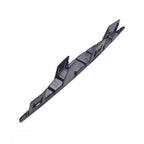 Durable black plastic automotive trim molding for interior protection and seamless fit.