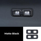 Matte black durable plastic interior buttons for BYD car accessories
