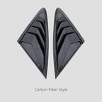 Black carbon fiber style textured interior trim accessories for BYD vehicle enhancement.