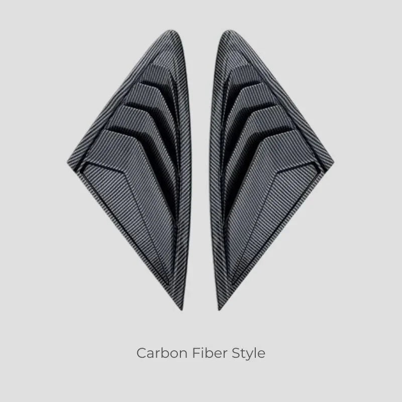 Black carbon fiber style textured interior trim accessories for BYD vehicle enhancement.