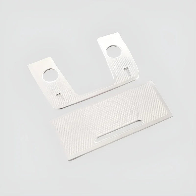 White textured anti-slip protective mats for BYD car interior accessories.