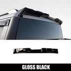 Gloss black rear roof spoiler for BYD, made of durable high-gloss material.