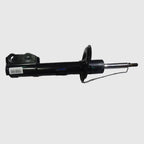 Professional black metal automotive suspension shock absorber with chrome piston rod