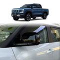 Glossy black side mirror cover for BYD Shark 6 pickup truck, featuring a sleek reflective finish.