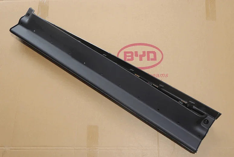 Durable matte black plastic interior trim panel for BYD vehicle protection.