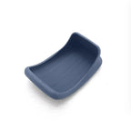 Professional grey silicone car interior organizer tray with ribbed bottom.