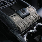Grey silicone center console gear shift cover for BYD car interior