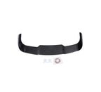 Glossy black automotive rear spoiler with installation hardware kit