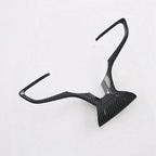 Carbon fiber pattern interior door handle trim for BYD models in black
