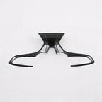 Sleek black carbon fiber car interior trim component for BYD accessories.
