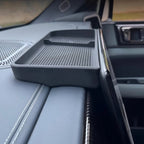 Grey silicone textured storage tray for BYD car dashboard interior