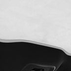 Premium white fabric car headliner with a smooth, high-quality texture.