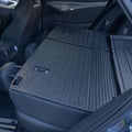 Black heavy-duty textured rubber trunk mat for BYD, providing durable waterproof protection.