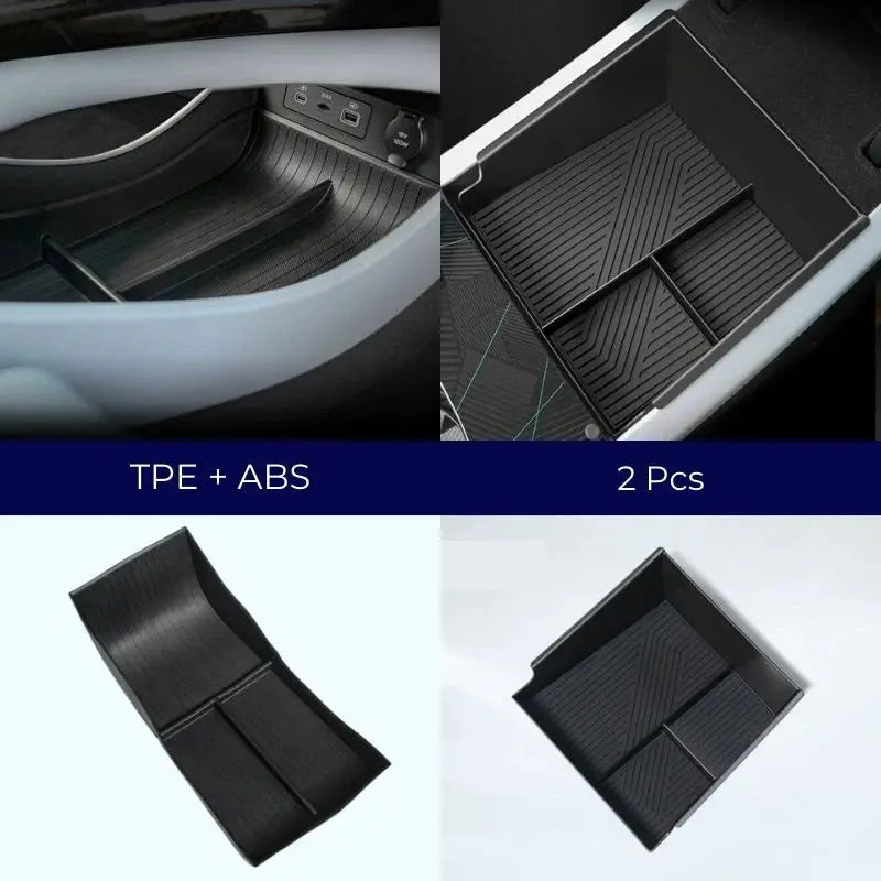 BYD Seal Lower Center Console Storage Box Anti-Slip TPE Organizer (2Pcs) AUTOEVEX