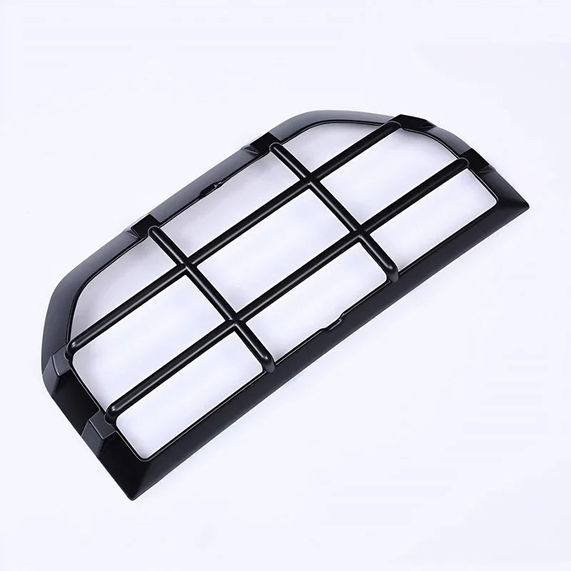 Glossy black ABS plastic front grille trim for BYD aftermarket protection.