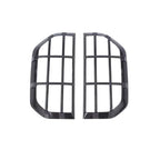 Black carbon fiber texture car grille trim accessories for BYD models.