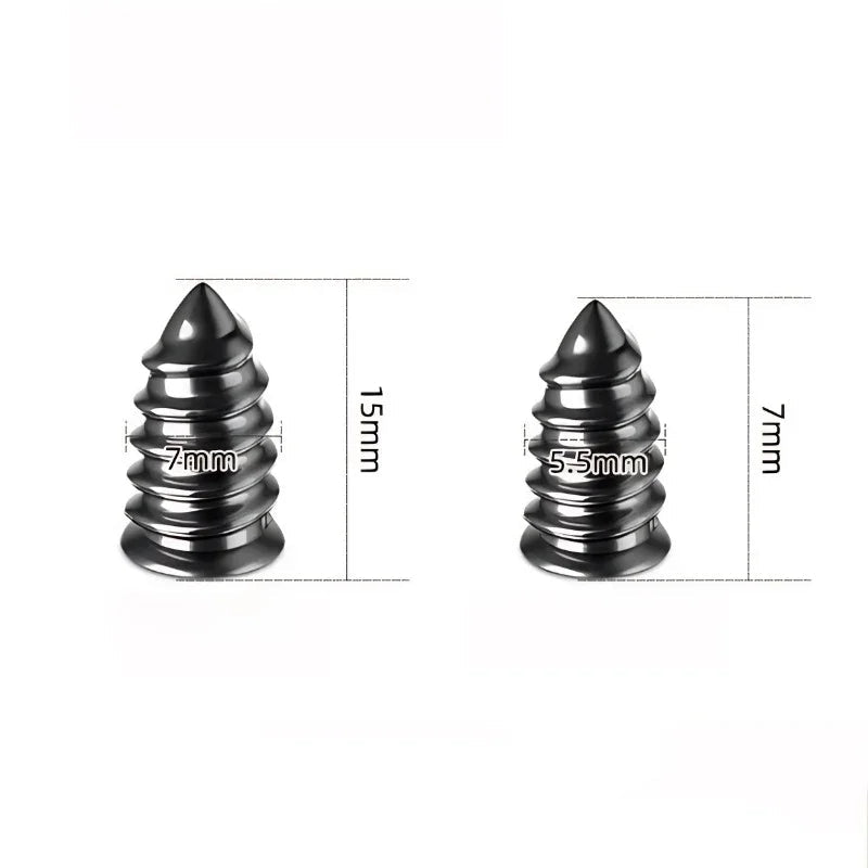 Black plastic car trim clips, 15mm and 7mm sizes with precise threading for BYD accessories.