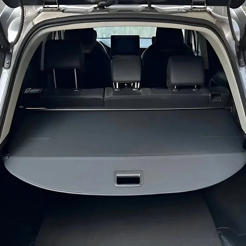 Black heavy-duty waterproof trunk cargo liner for BYD SUV rear storage area.