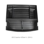 Black heavy-duty TPE trunk organizer tray for BYD Sealion 6 and Seal U (DM-i) models.