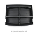 Black heavy-duty plastic storage tray for BYD Sealion 6 and Seal U EV models.