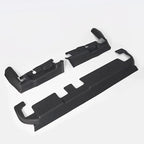 Black textured durable ABS plastic interior trim panels for BYD vehicle protection.