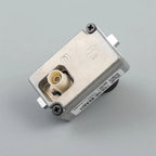 Professional silver metal BYD automotive electronic component with white connector and screw mounts.