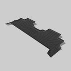 Black textured TPE car floor mat for BYD, featuring a durable non-slip pattern.