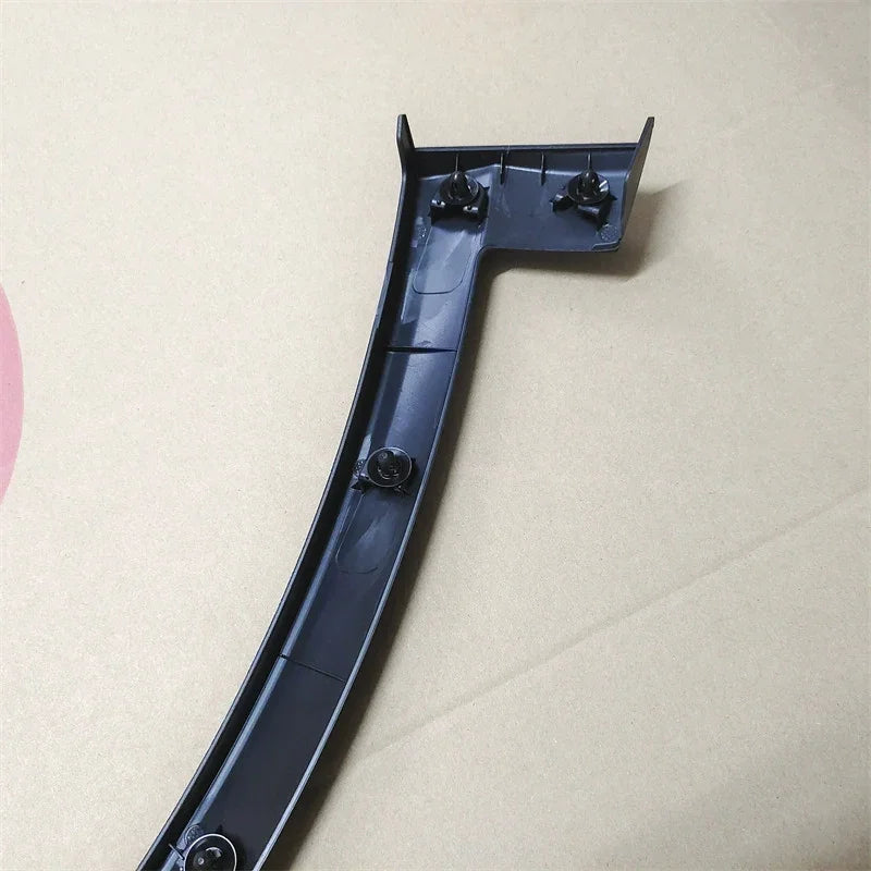 Professional black durable plastic car interior trim piece with mounting clips