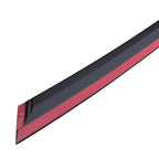 Professional black and red ABS plastic decorative trim strip for car exterior styling